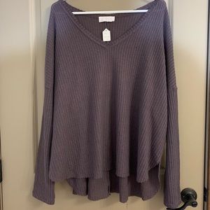 2XL Purple Long sleeve Shirt
